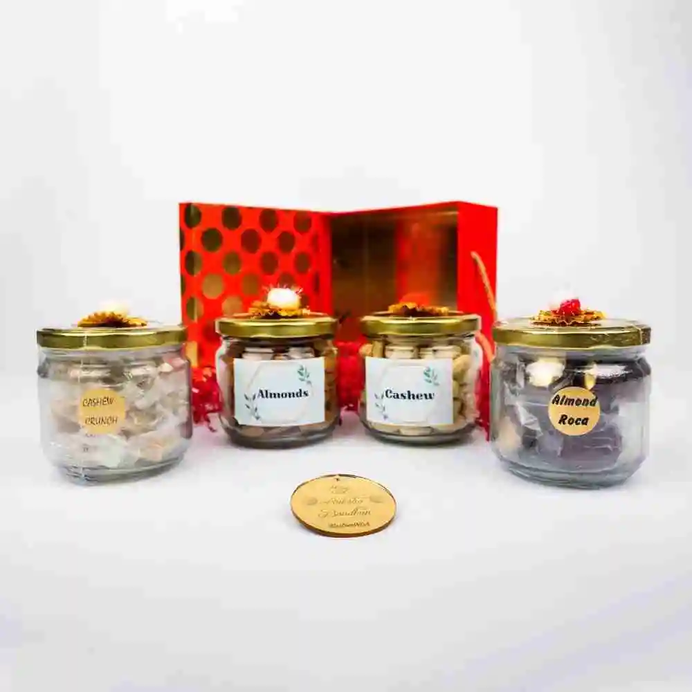Buy Dry Fruit and Sweet Delicacy Hamper Box